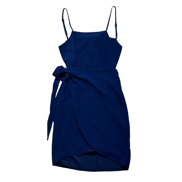 By the Way Revolve Navy Blue Morgan Layered Mini Dress US XS - Picture 3 of 9
